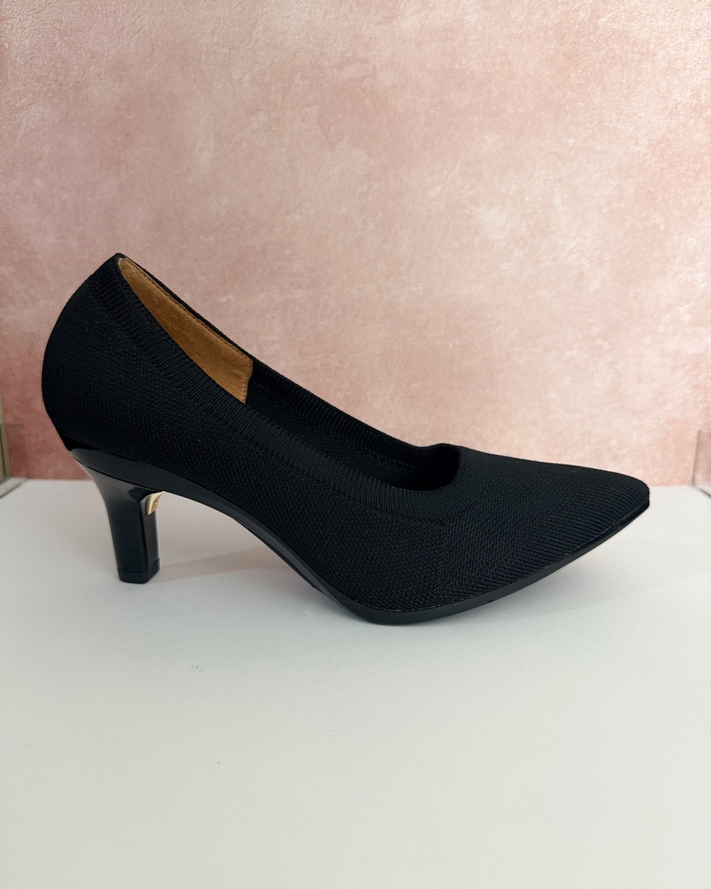 Pashion Footwear Coal Knit Pumps - Picture 2 of 7